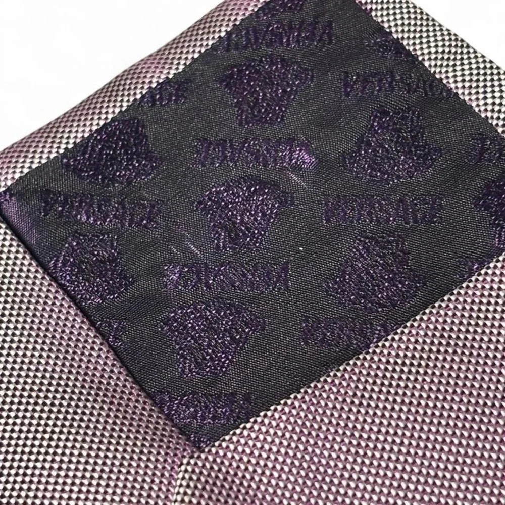 Versace Purple Black Tie Luxury‎ Royalty Professional Loyalty Classic Office
